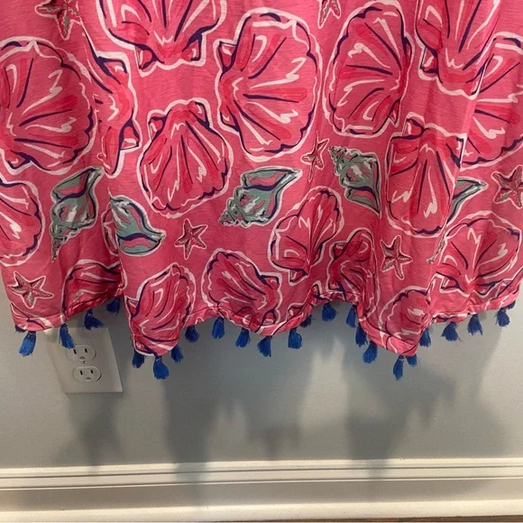 Simply Southern Pink and Blue Floral Dress - Picture 5 of 8